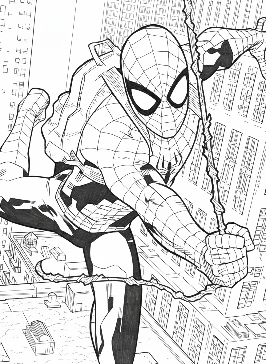 Человек-паук: полёт между небоскрёбами