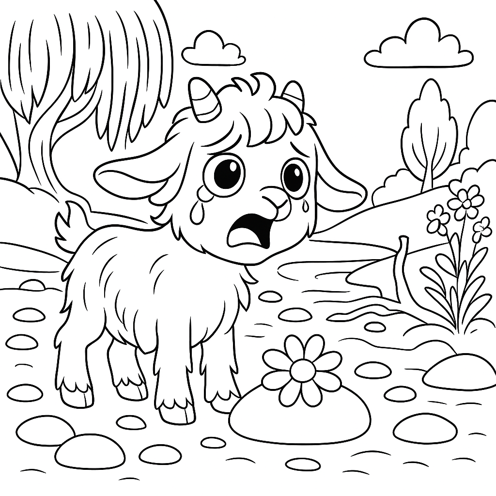 Раскраска по сказке "Сестрица Алёнушка и братец Иванушка"