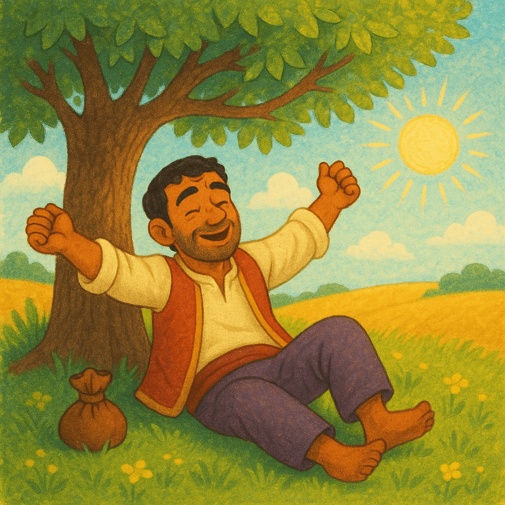 Аббас проснулся под деревом и вздохнул с облегчением