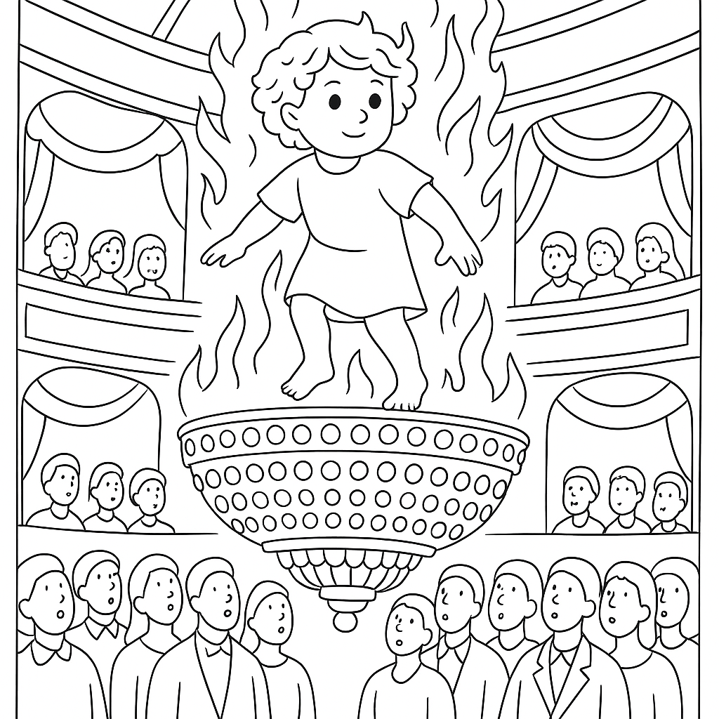 Раскраска по сказке "Скверный мальчишка"