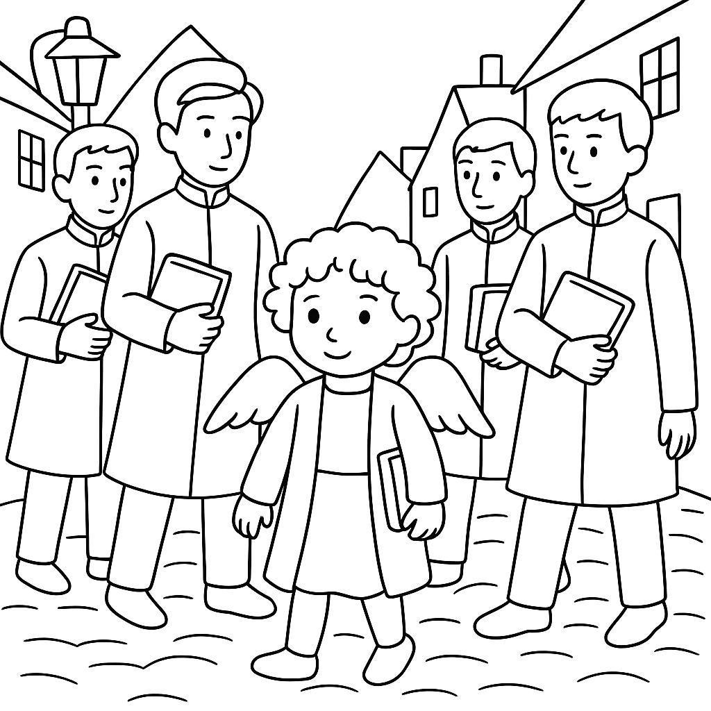 Раскраска по сказке "Скверный мальчишка"