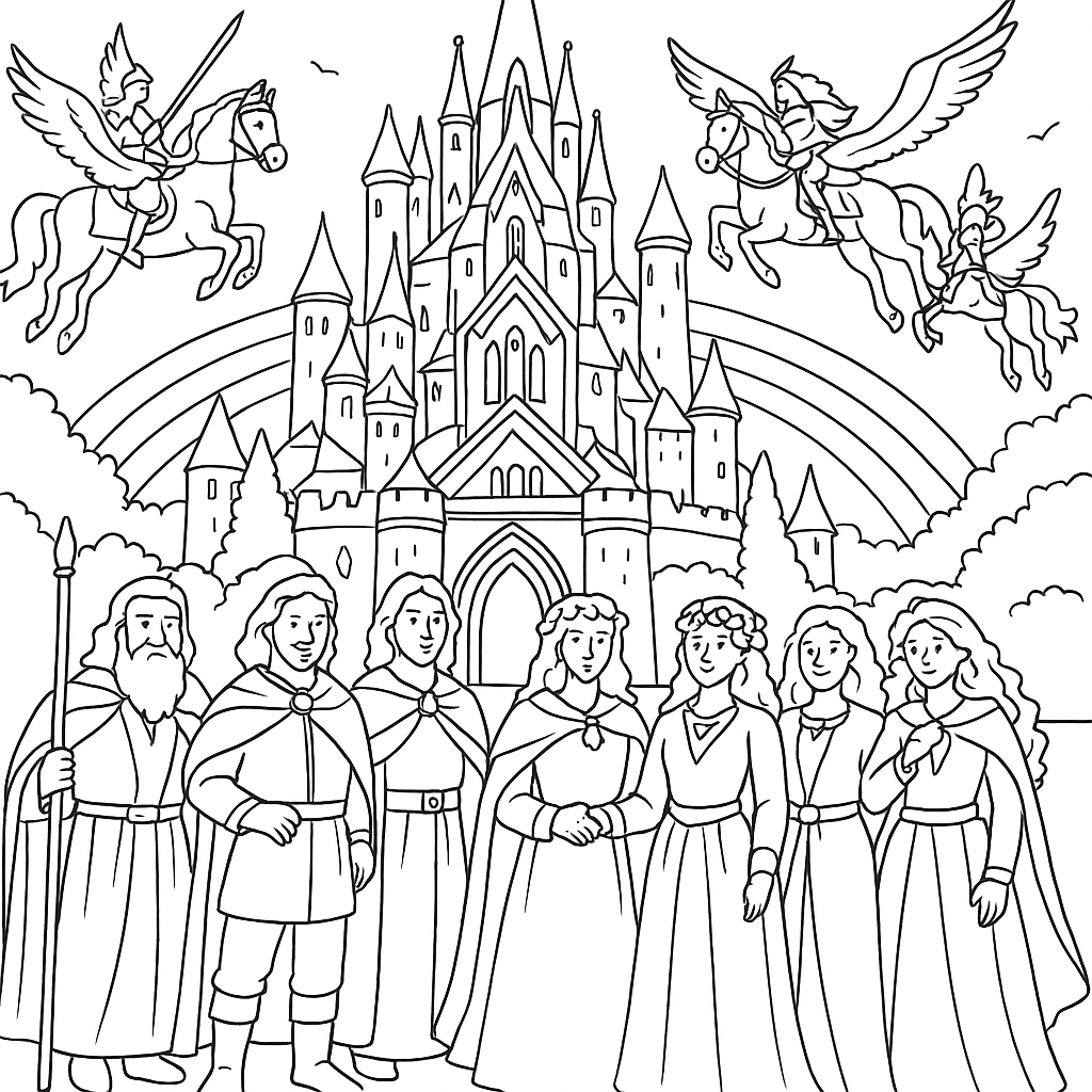 Раскраски: Асгард