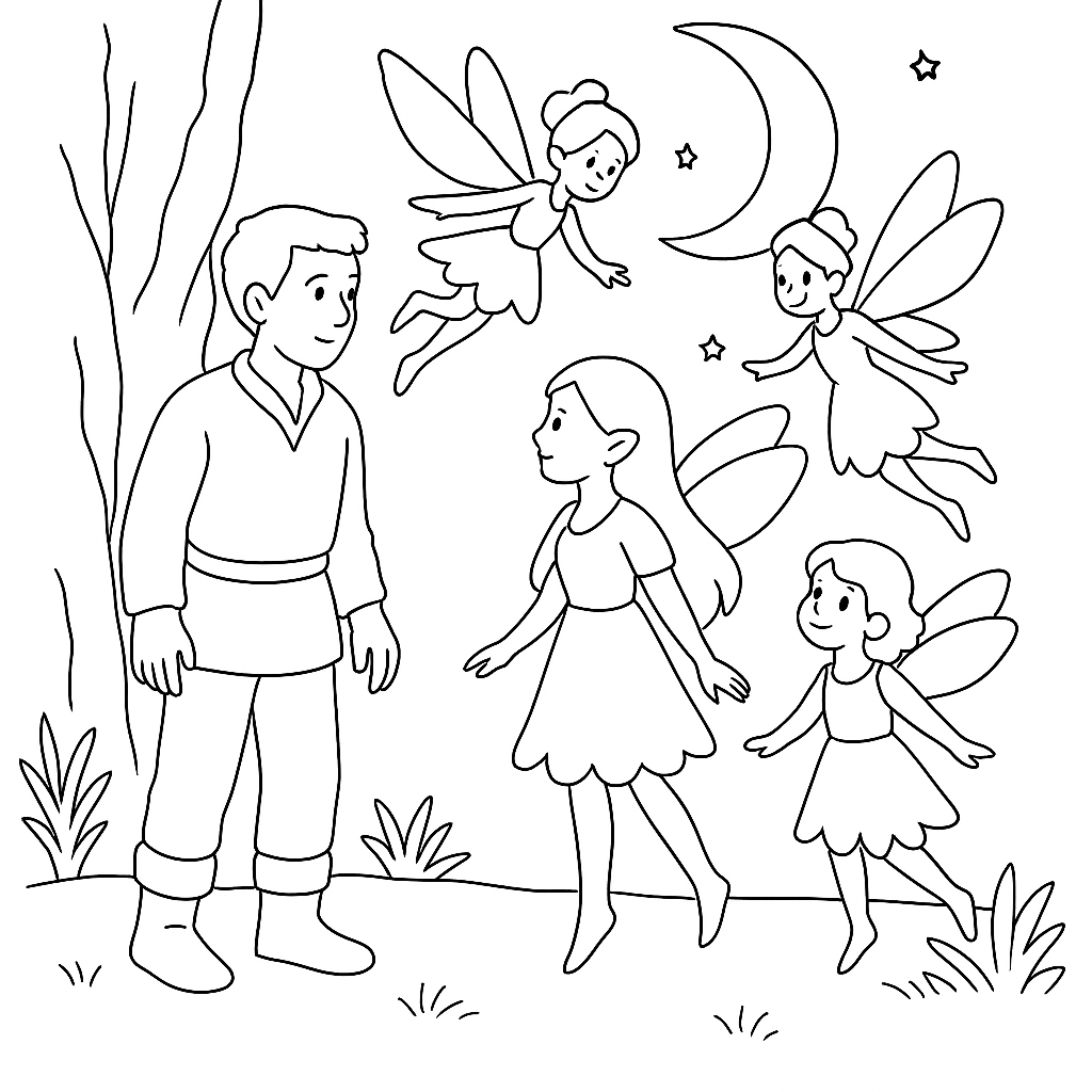 Раскраски: Феи мерлиновой скалы