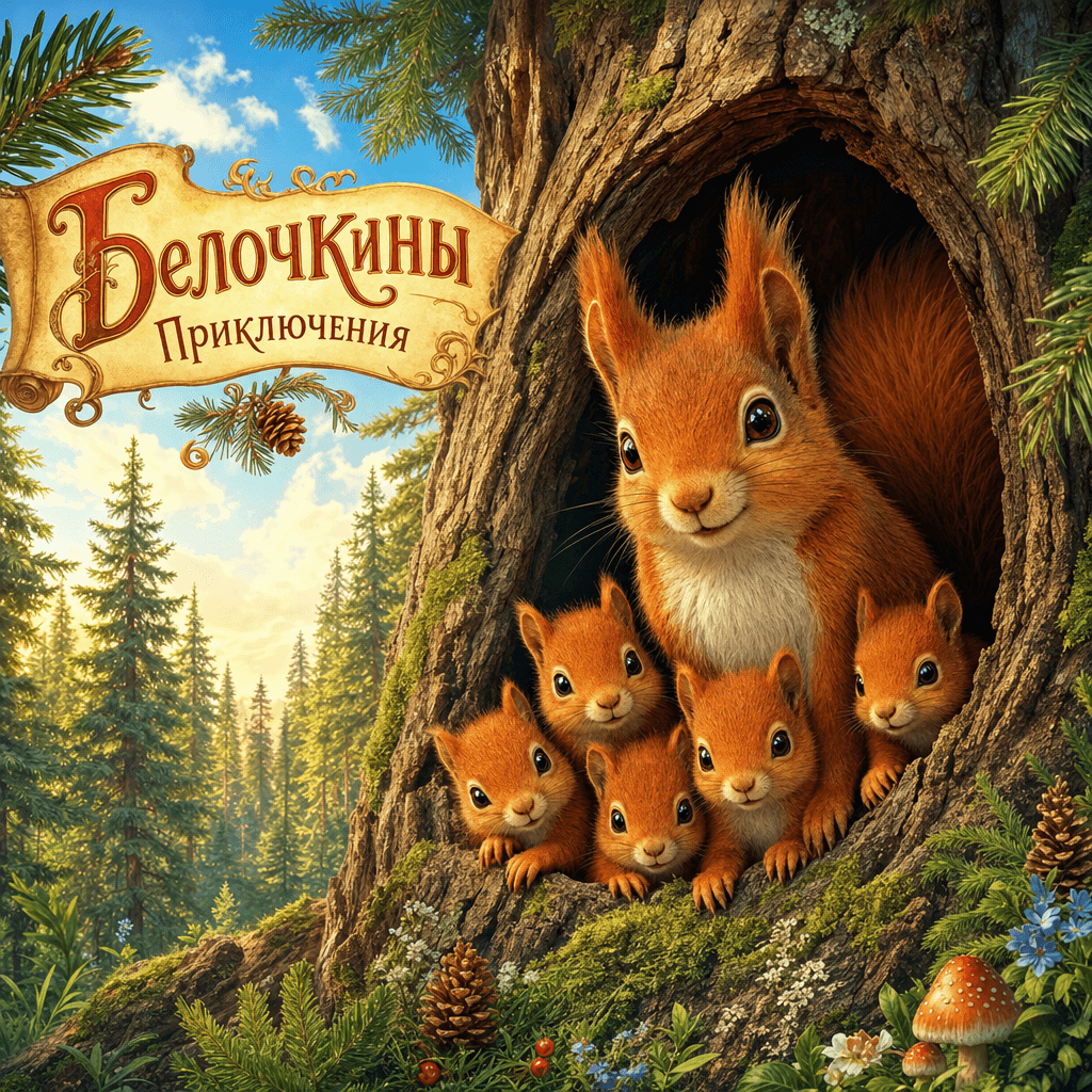 Белка и охотники