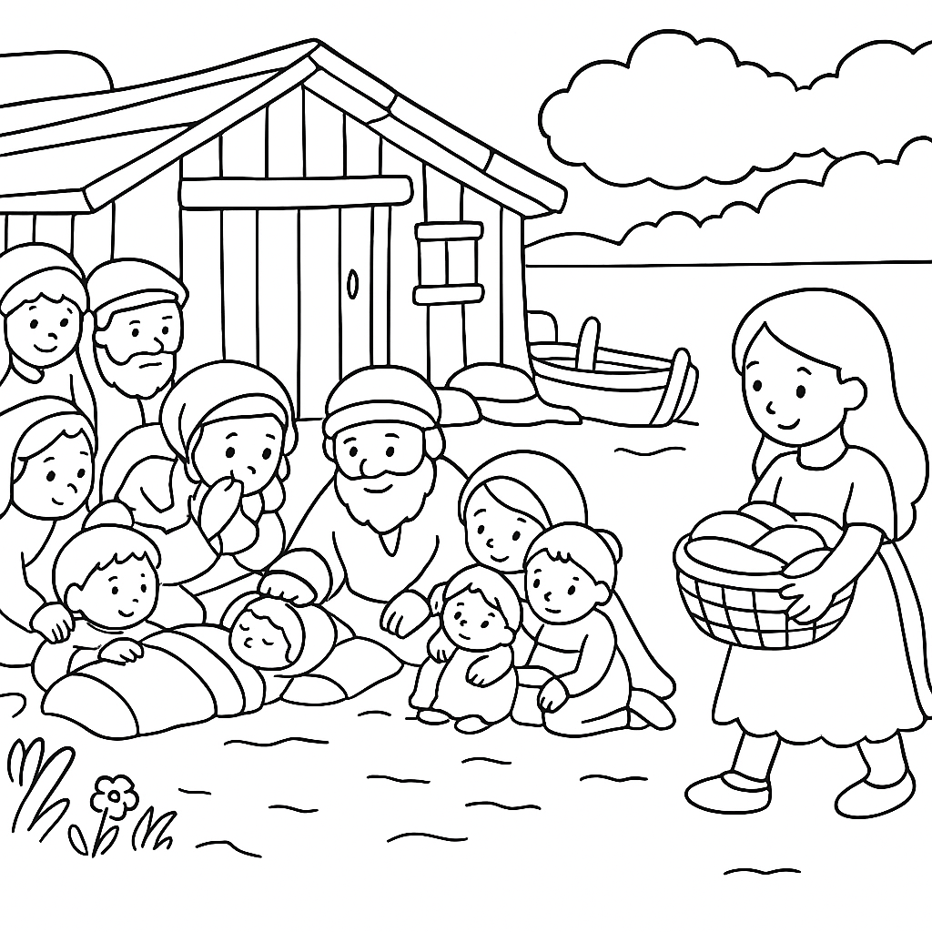 Раскраска по сказке "Дракон из тараскона"