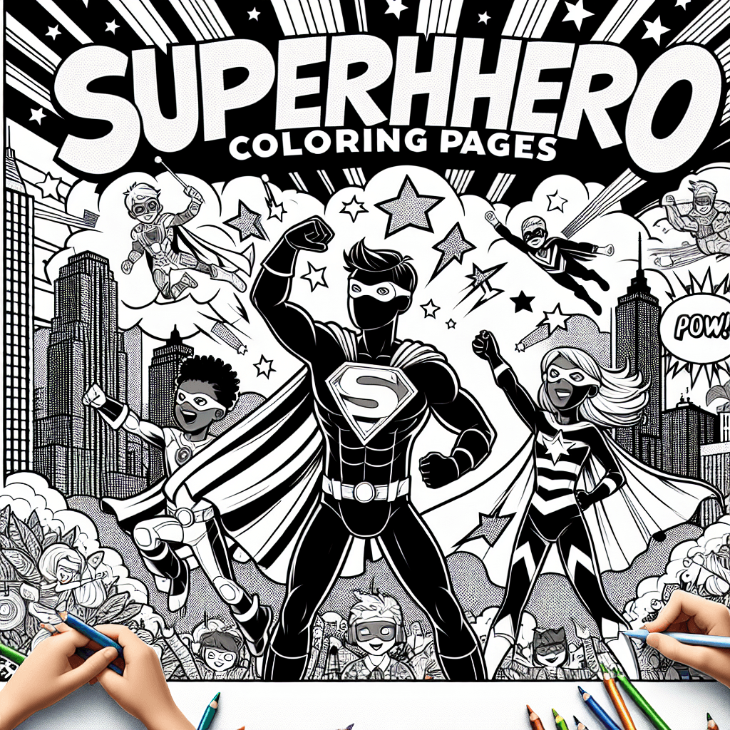 Раскраски персонажи DC Comics