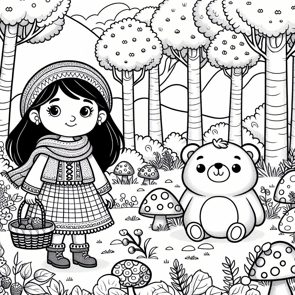 Девочка и Медведь