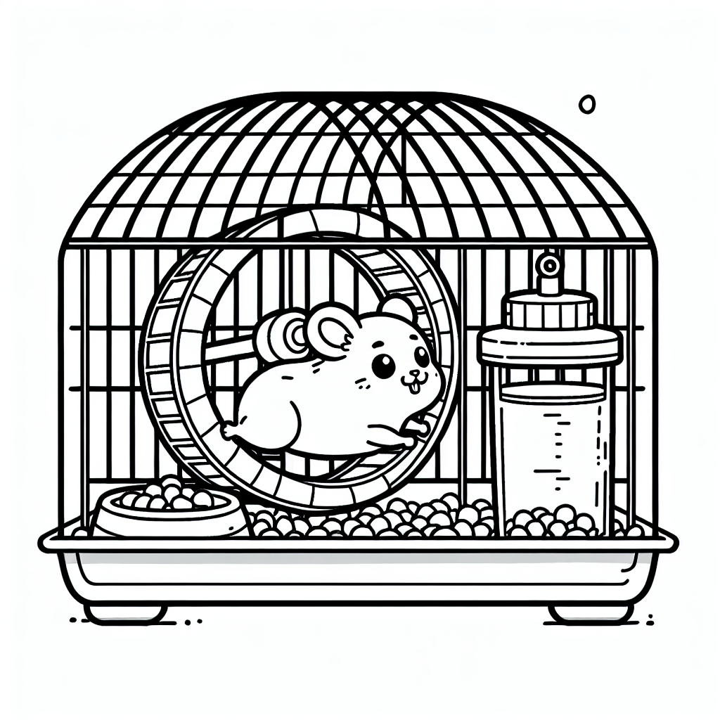 Хомяк на колесе