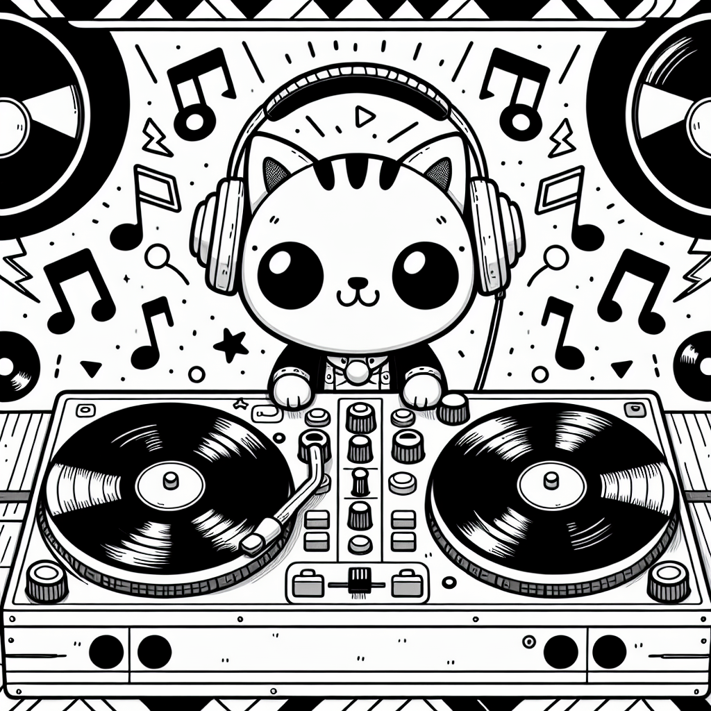Кот-диджей
