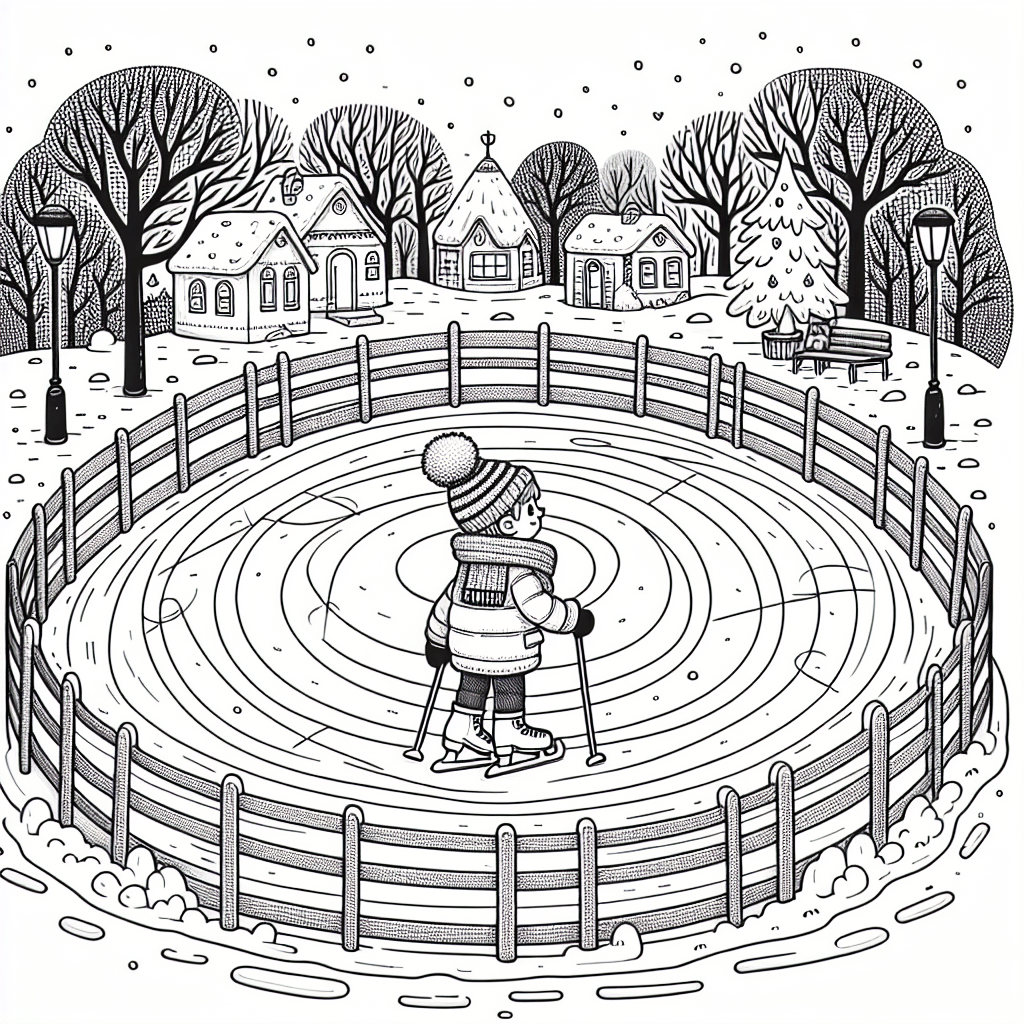 Каток во дворе