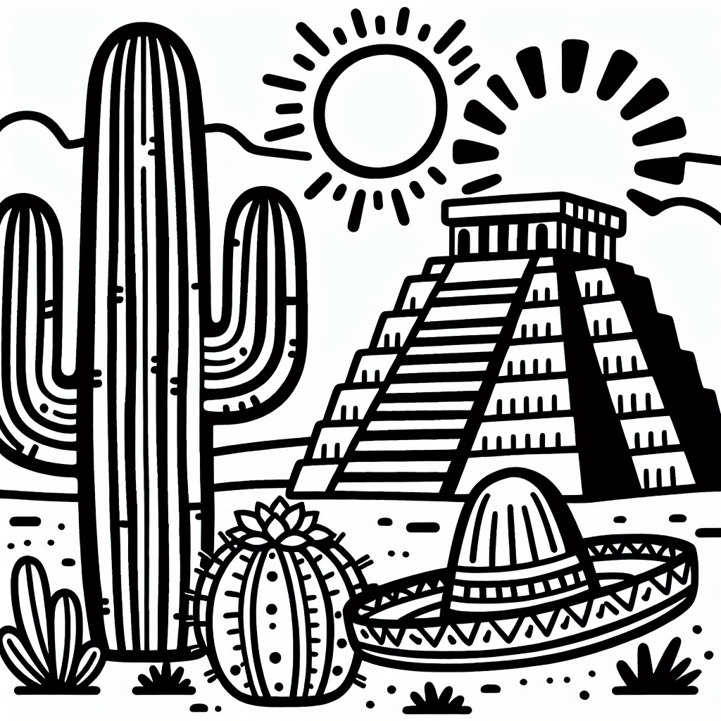 Мексика: кактусы и пирамида