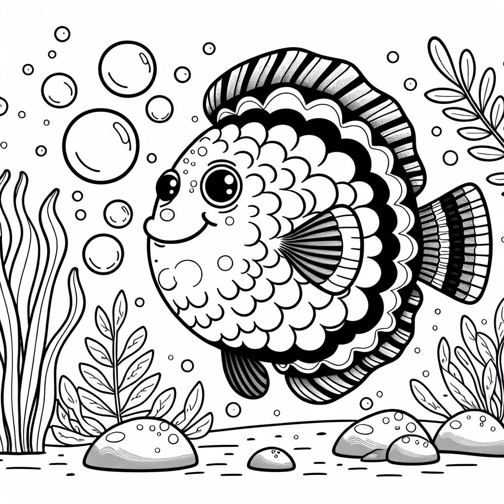 Пузырьки и одна рыбка