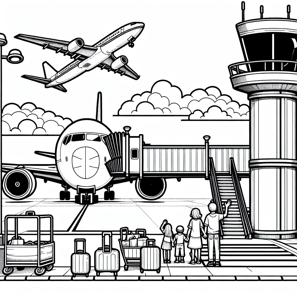Аэропорт и самолёт