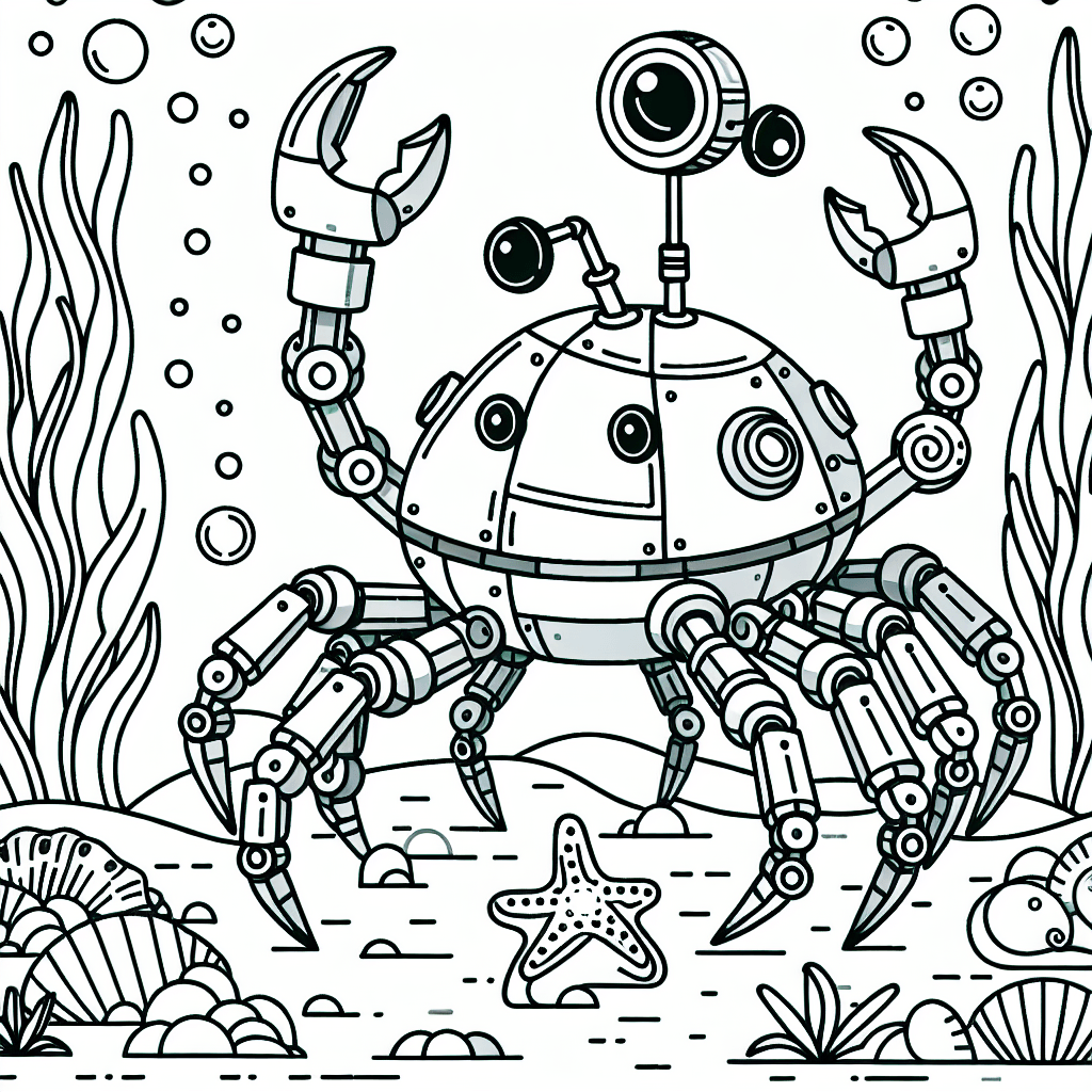 Робот-краб исследователь