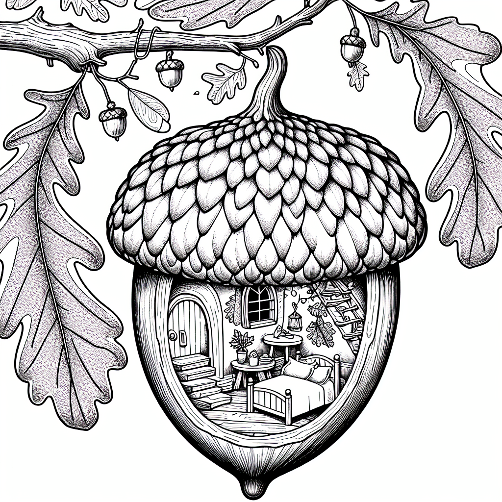 Домик в желуде