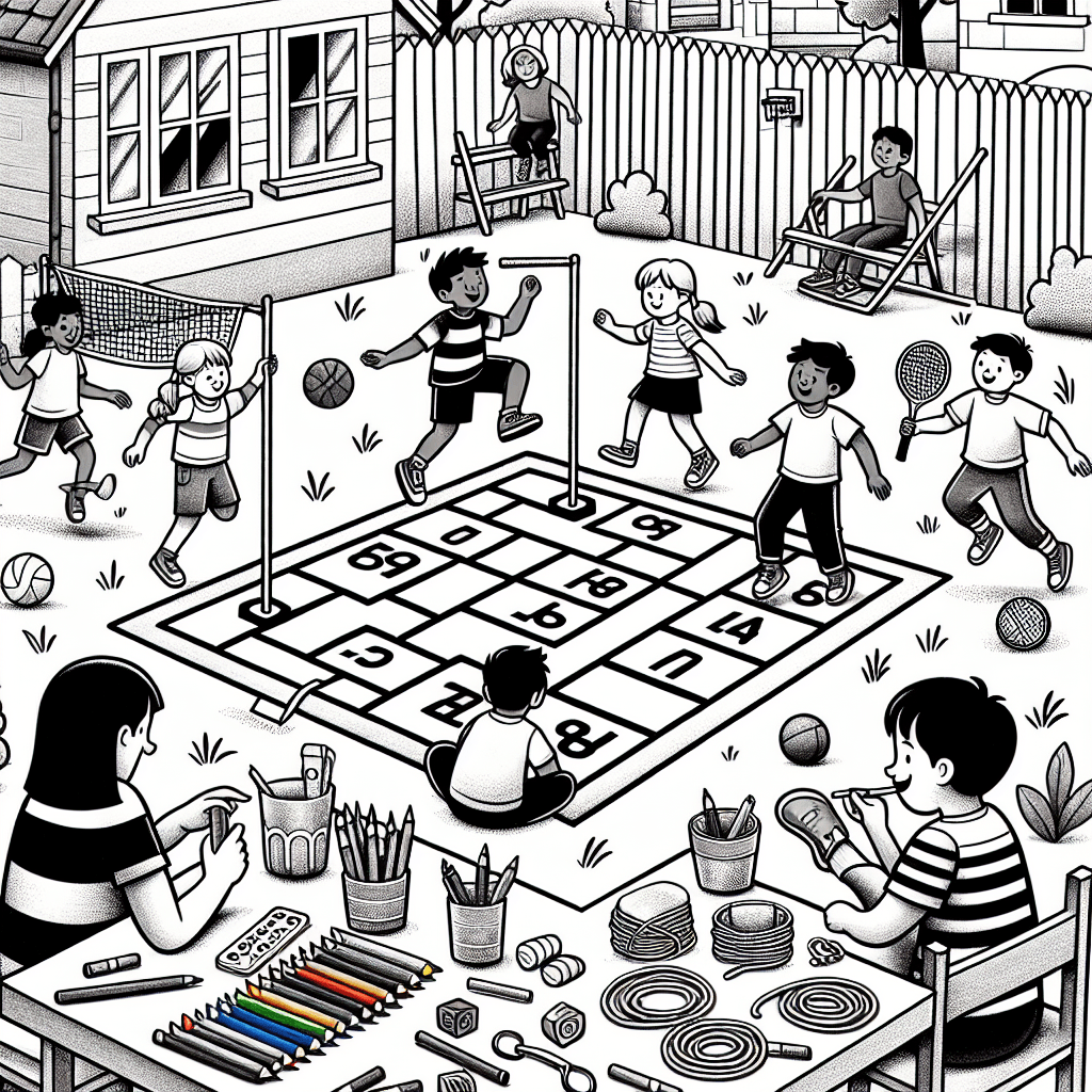 Дворовые игры и спорт