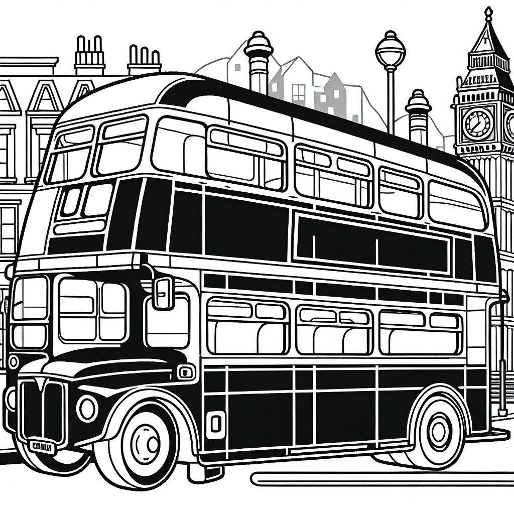 Лондонский двухэтажный автобус