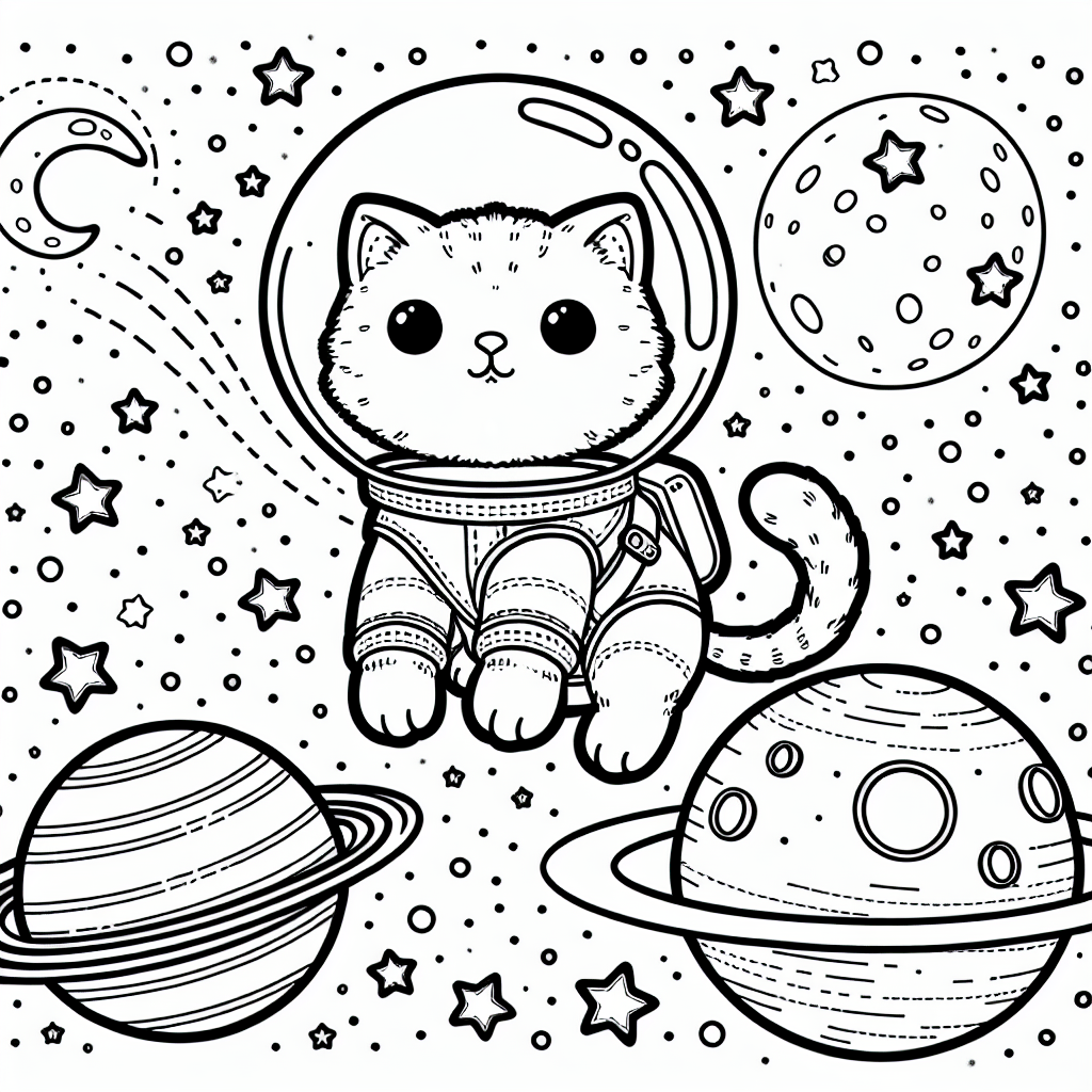 Котёнок-космонавт