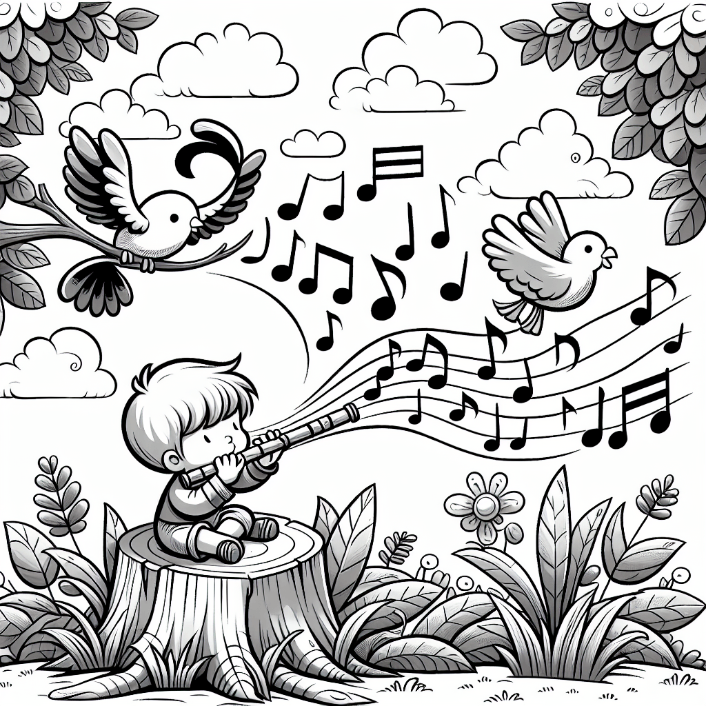 Флейта и птицы