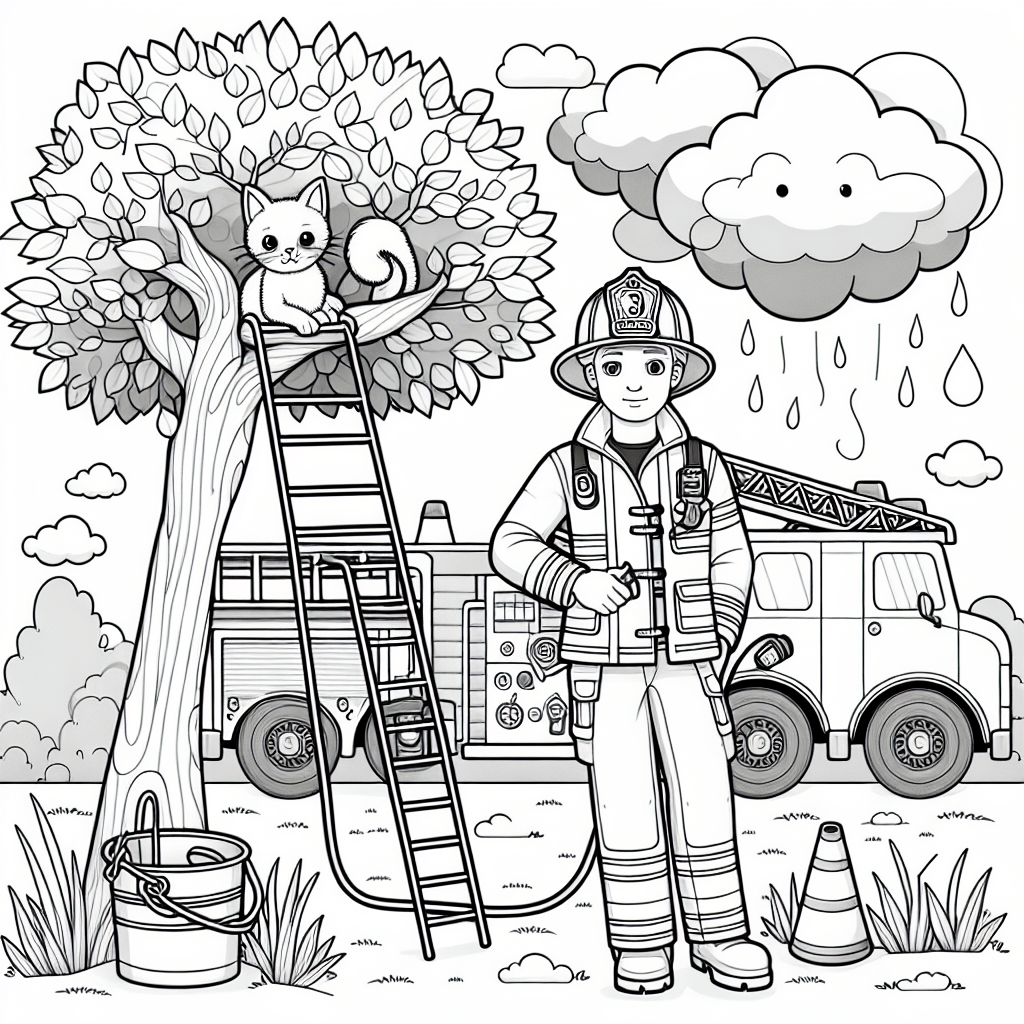 Пожарный герой