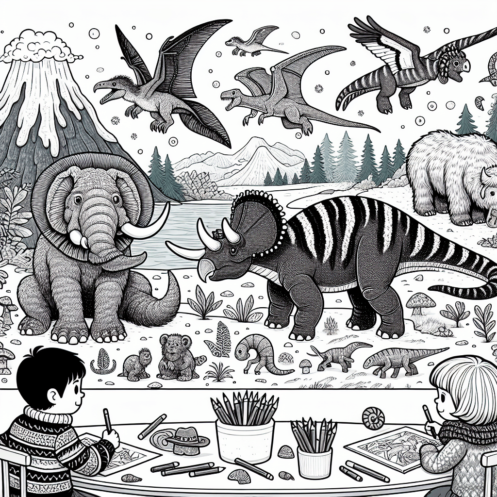 Время динозавров и древних животных