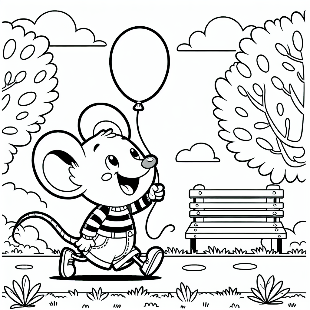 Микки в парке