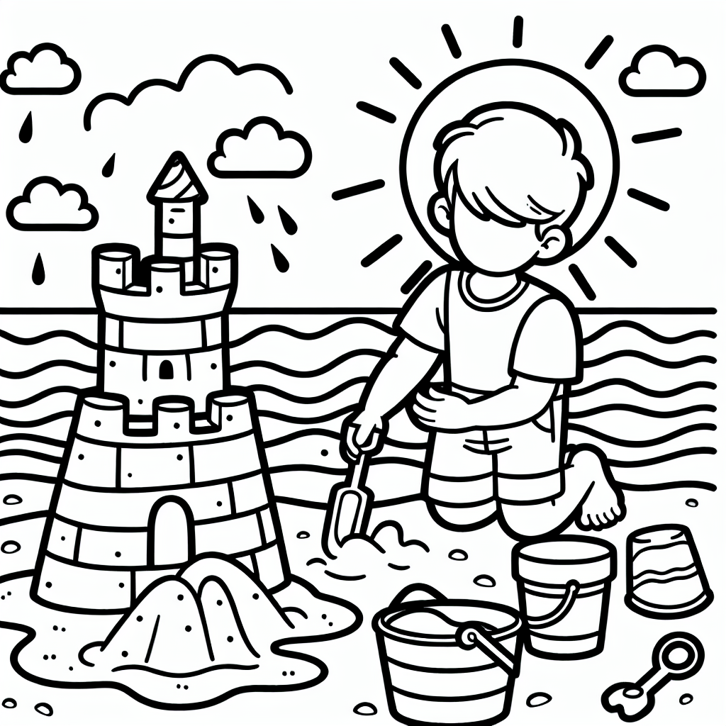 Дональд на пляже