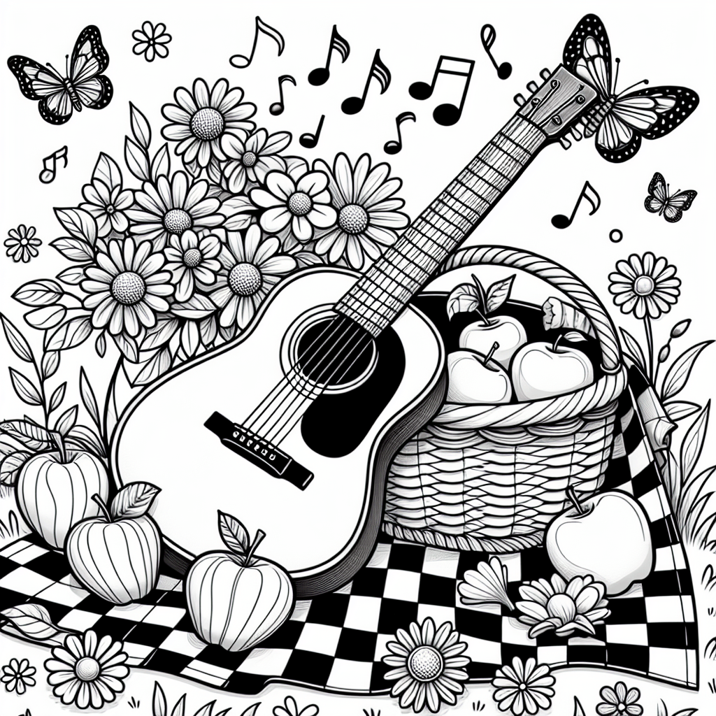 Гитара на пикнике