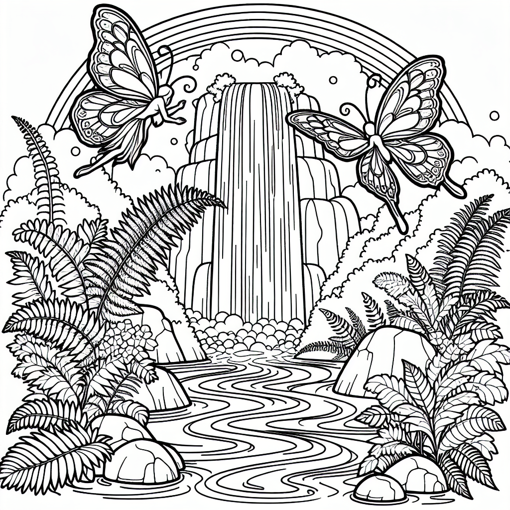 Водопад радуги