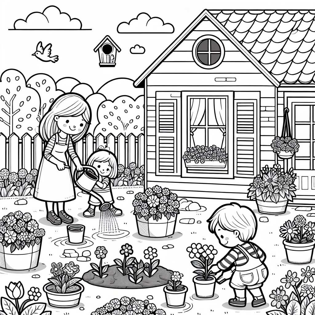 Сажаем цветы