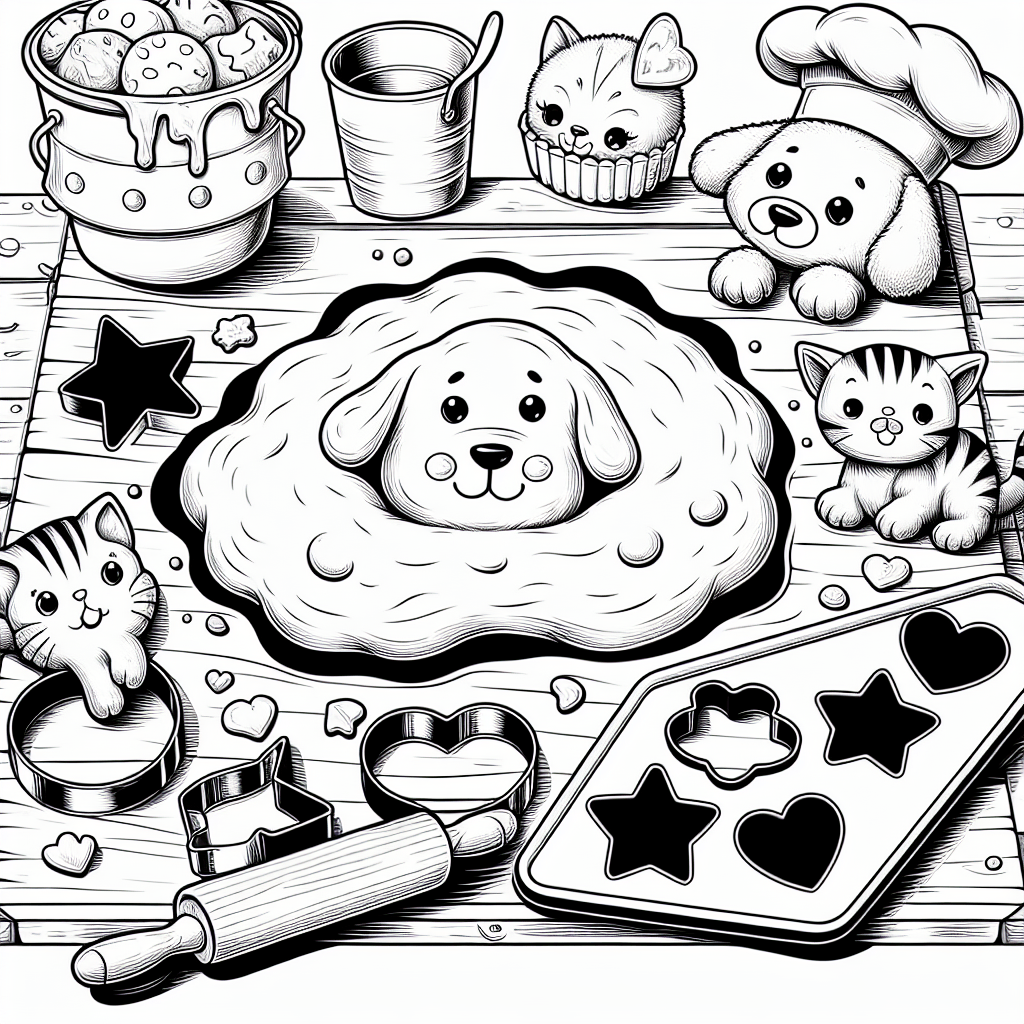 Поварята пекут печенье