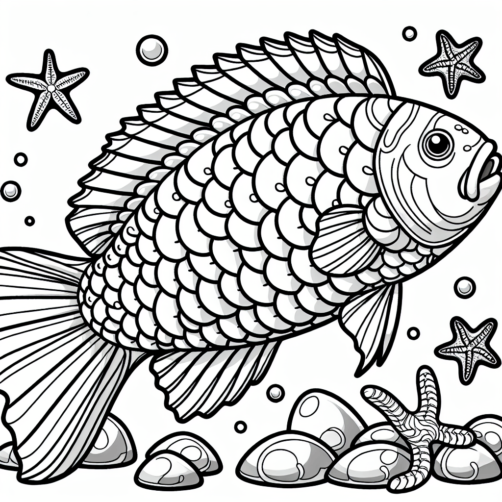 Рыбка с крупной чешуёй