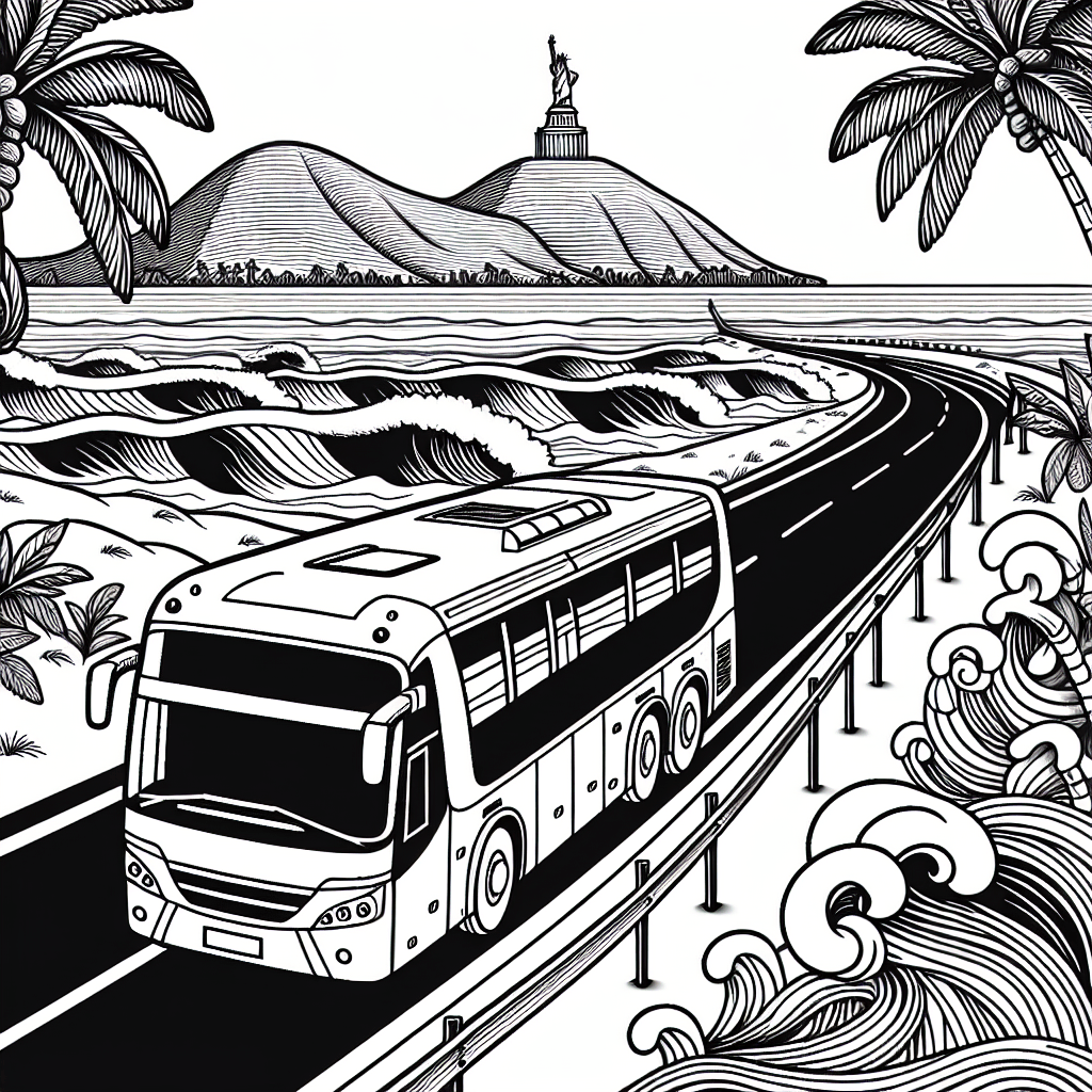 Бразильский междугородний автобус