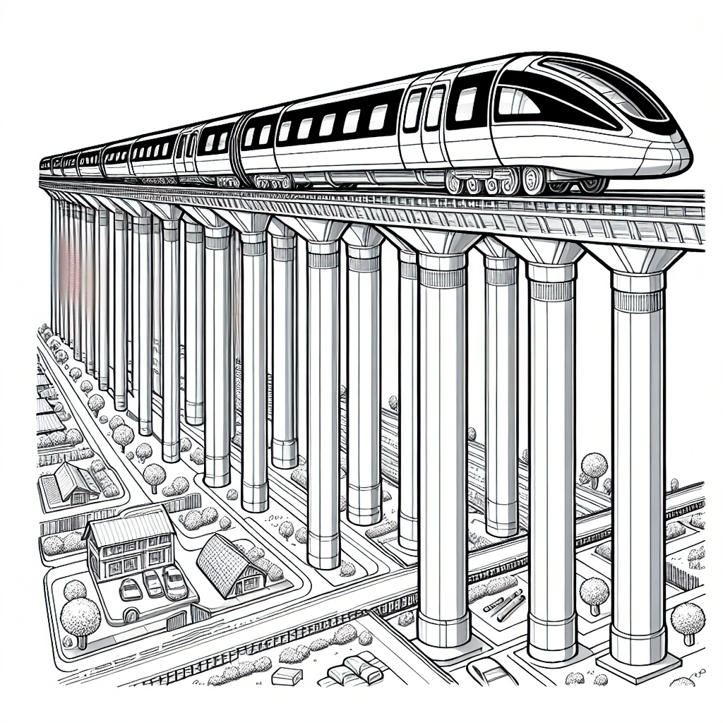 Поезд в вакуумной трубе