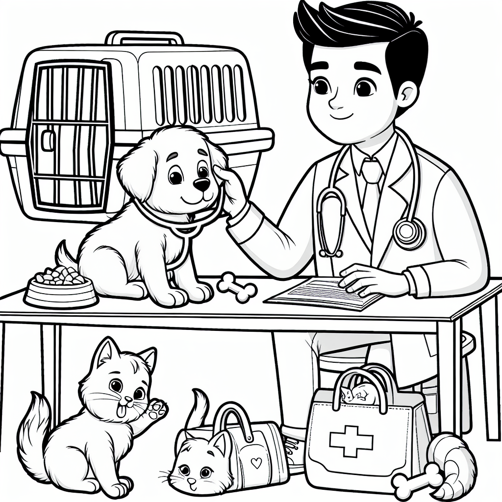 Ветеринар заботится
