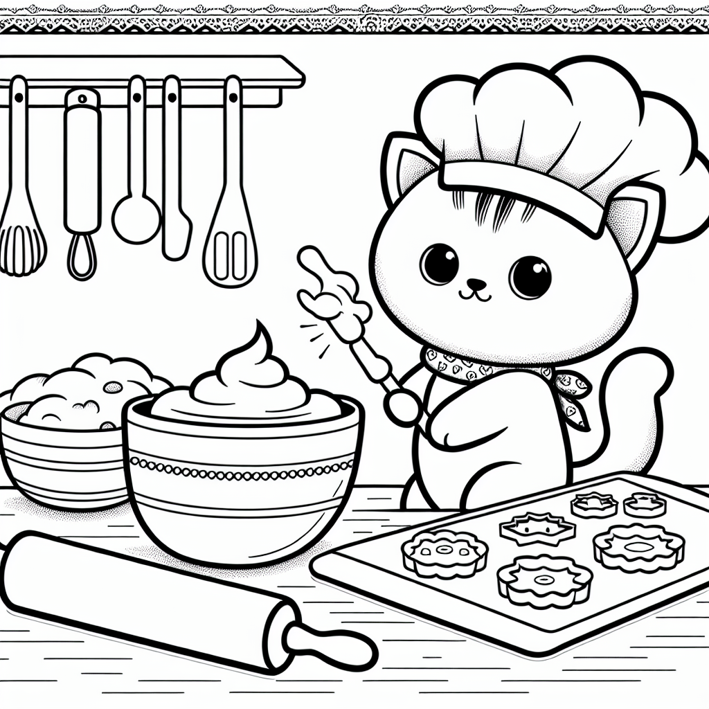 Котёнок-повар