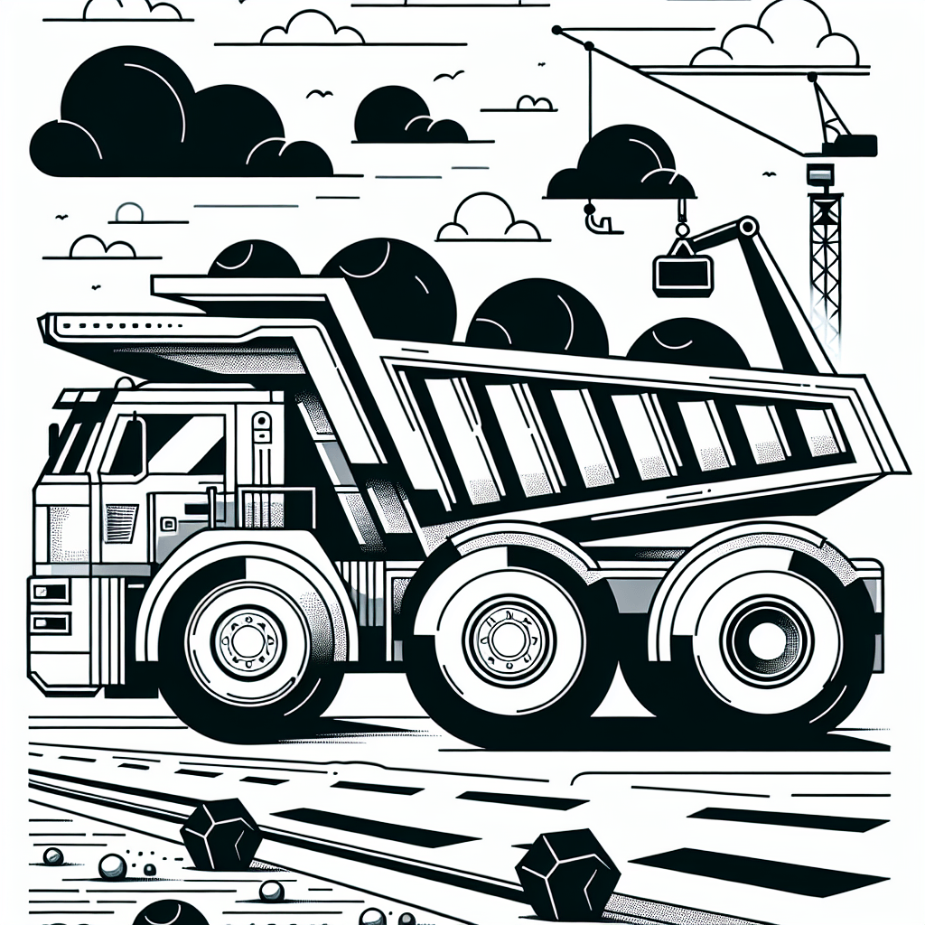 Строительный самосвал