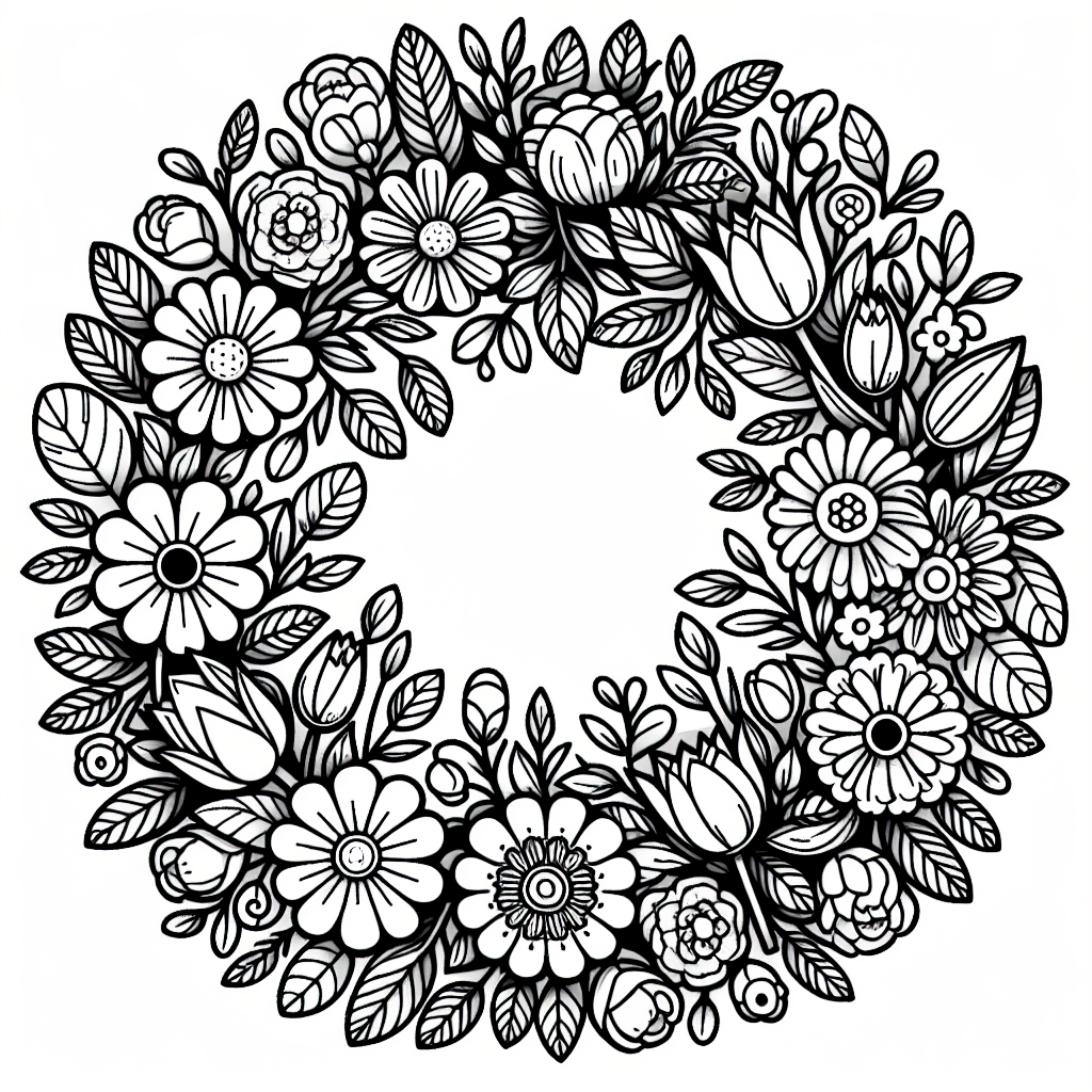 Цветочный венок