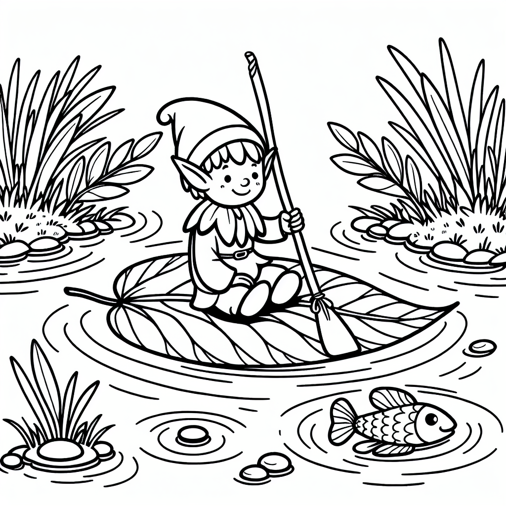 Листок-лодочка эльфа