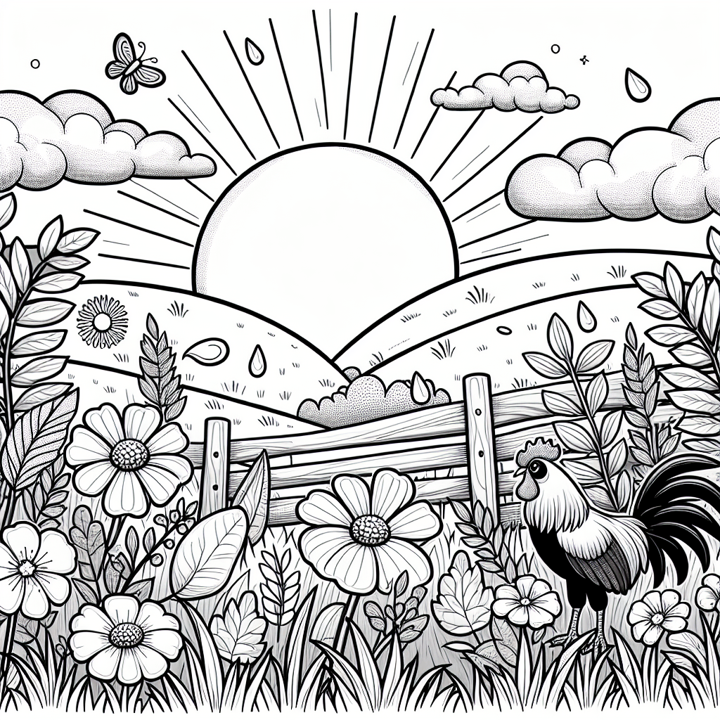 Рассвет на лугу