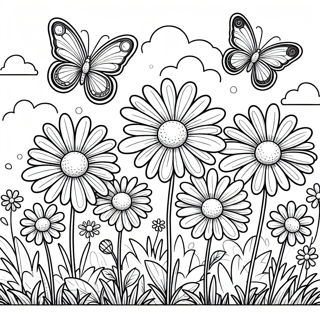 Весёлые ромашки