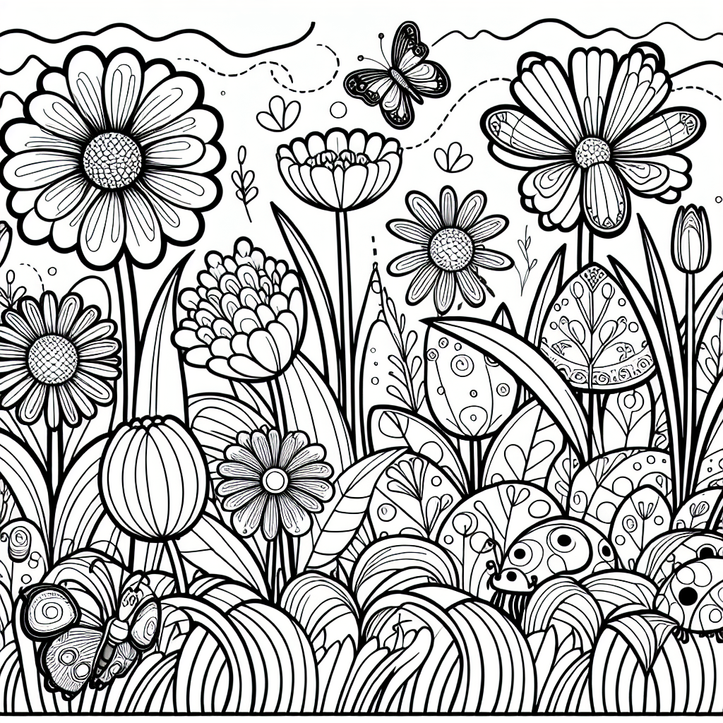 Поляна чудо-цветов