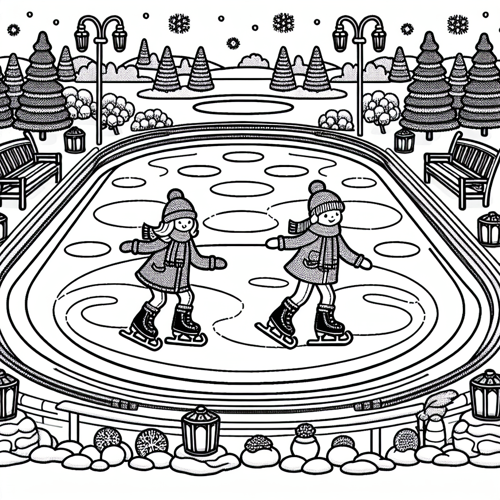 Каток у парка