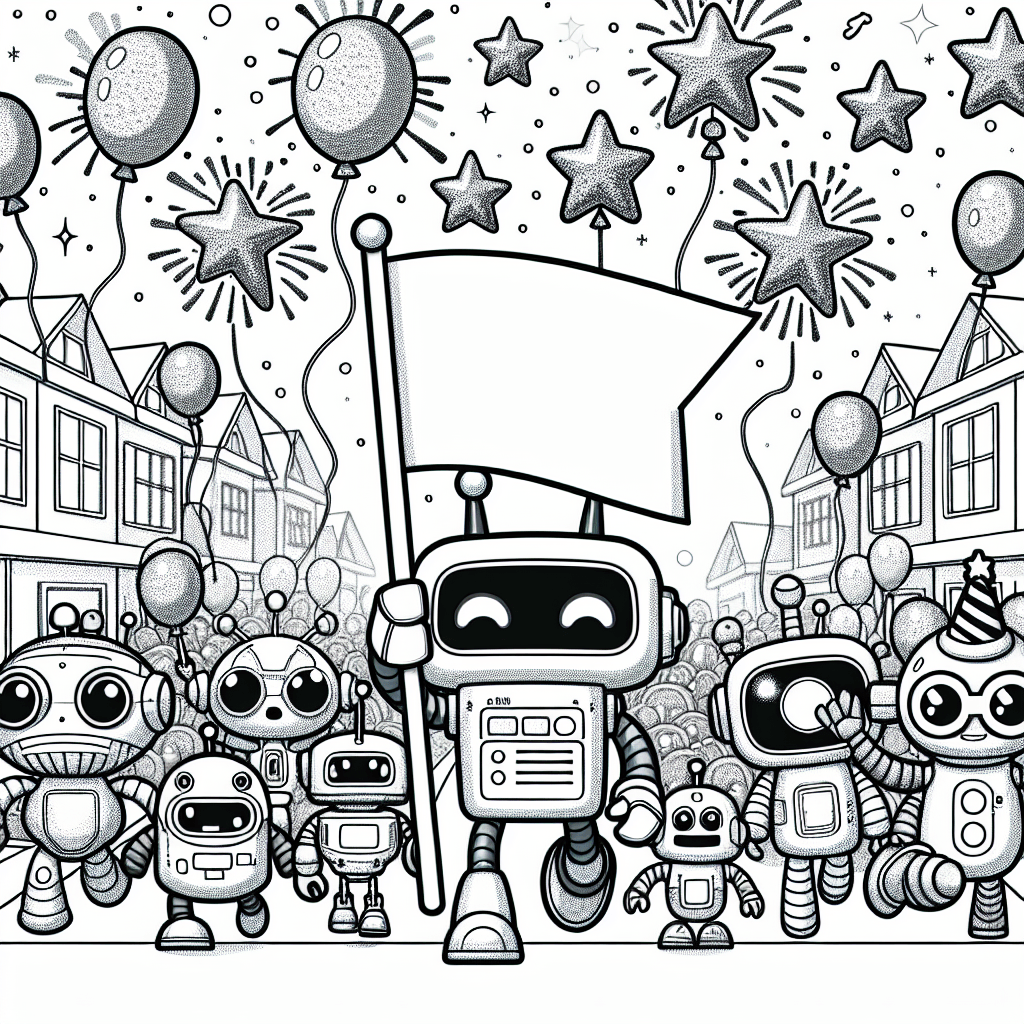 Праздник в мире роботов