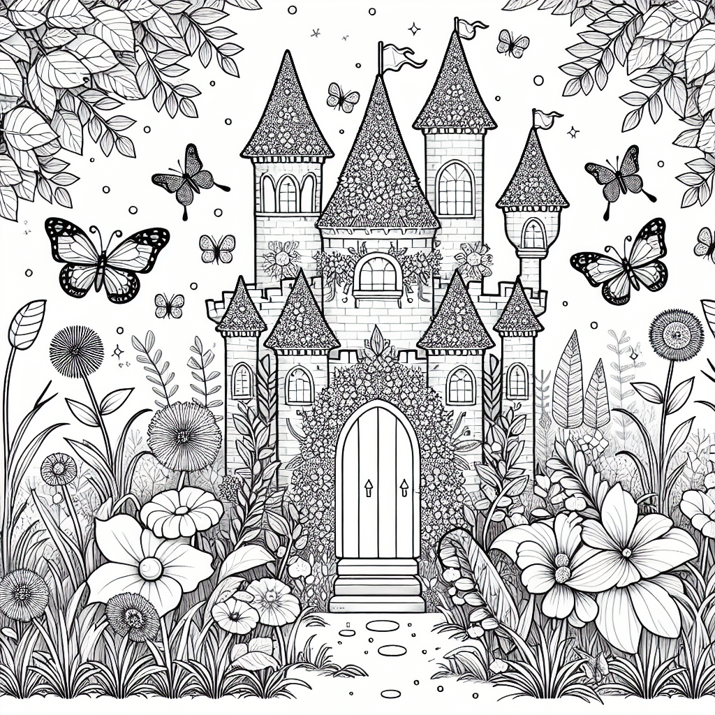 Цветочный замок фей