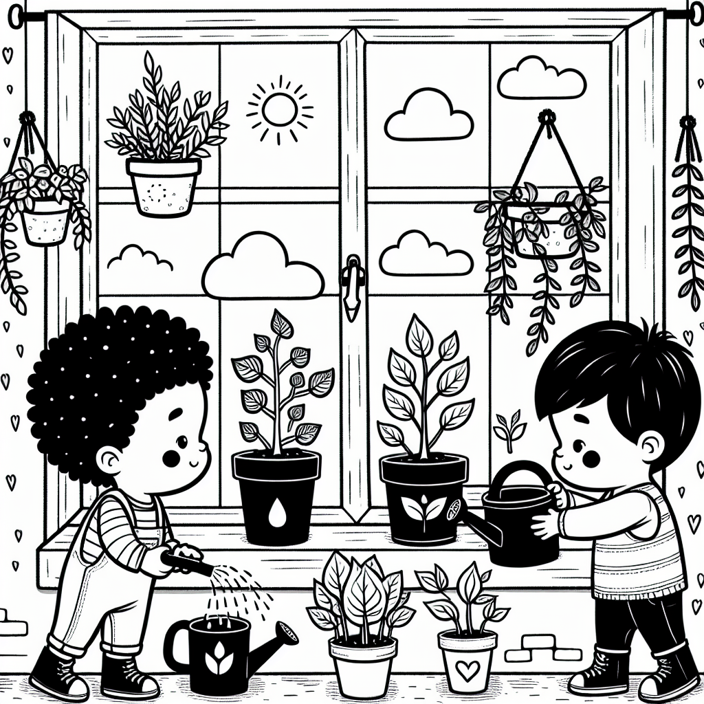 Огород на подоконнике