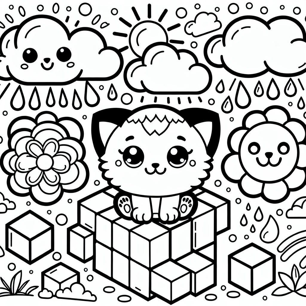 Пиксельный облакокот