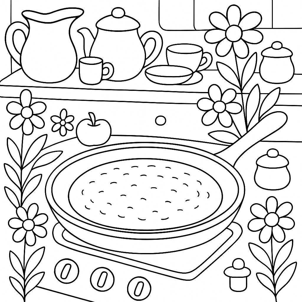 Раскраска по сказке "Крылатый, мохнатый да масленый"