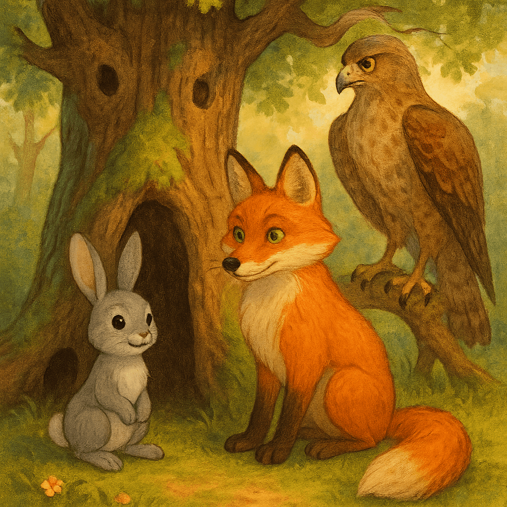 Как братец кролик опять перехитрил братца лиса