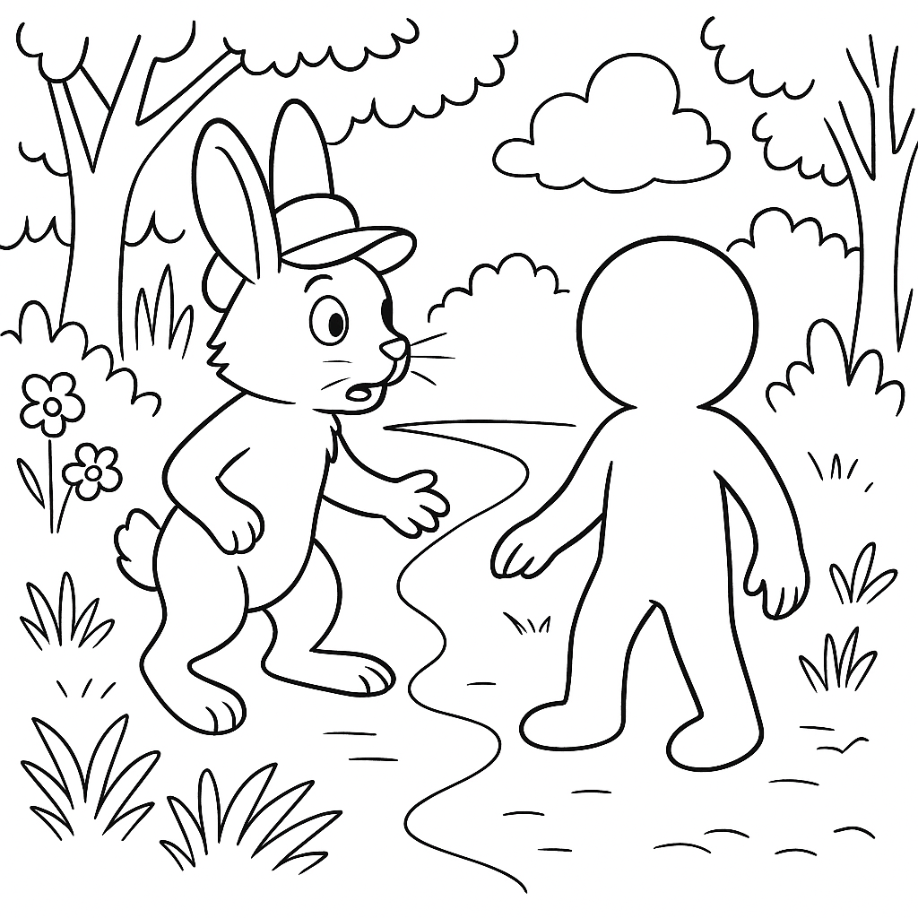 Раскраска по сказке "Смоляное чучелко"